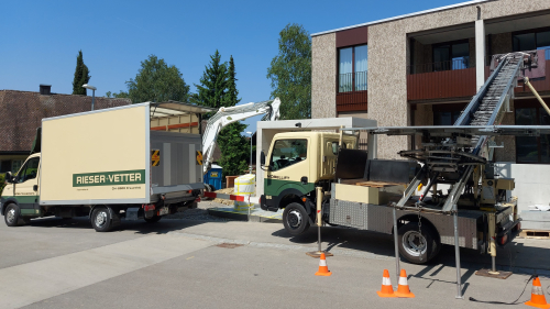 Umzug mit Möbellift