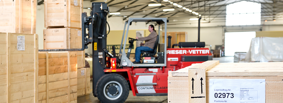 Lager im persönlichen Container